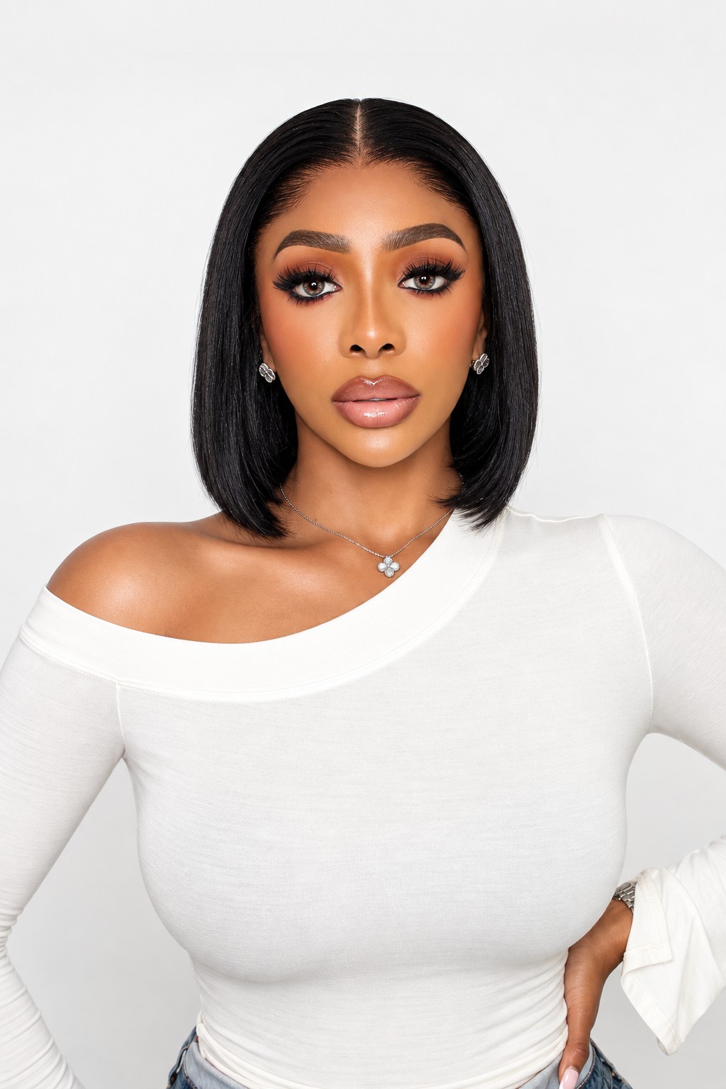 Temporary product photo of a sleek black bob